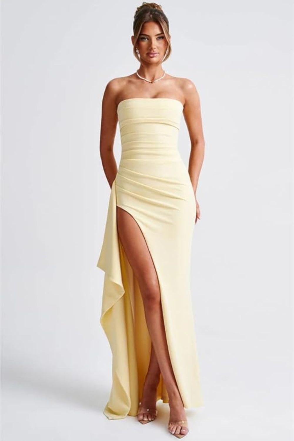 Mila - Maxi Dress - Lemon