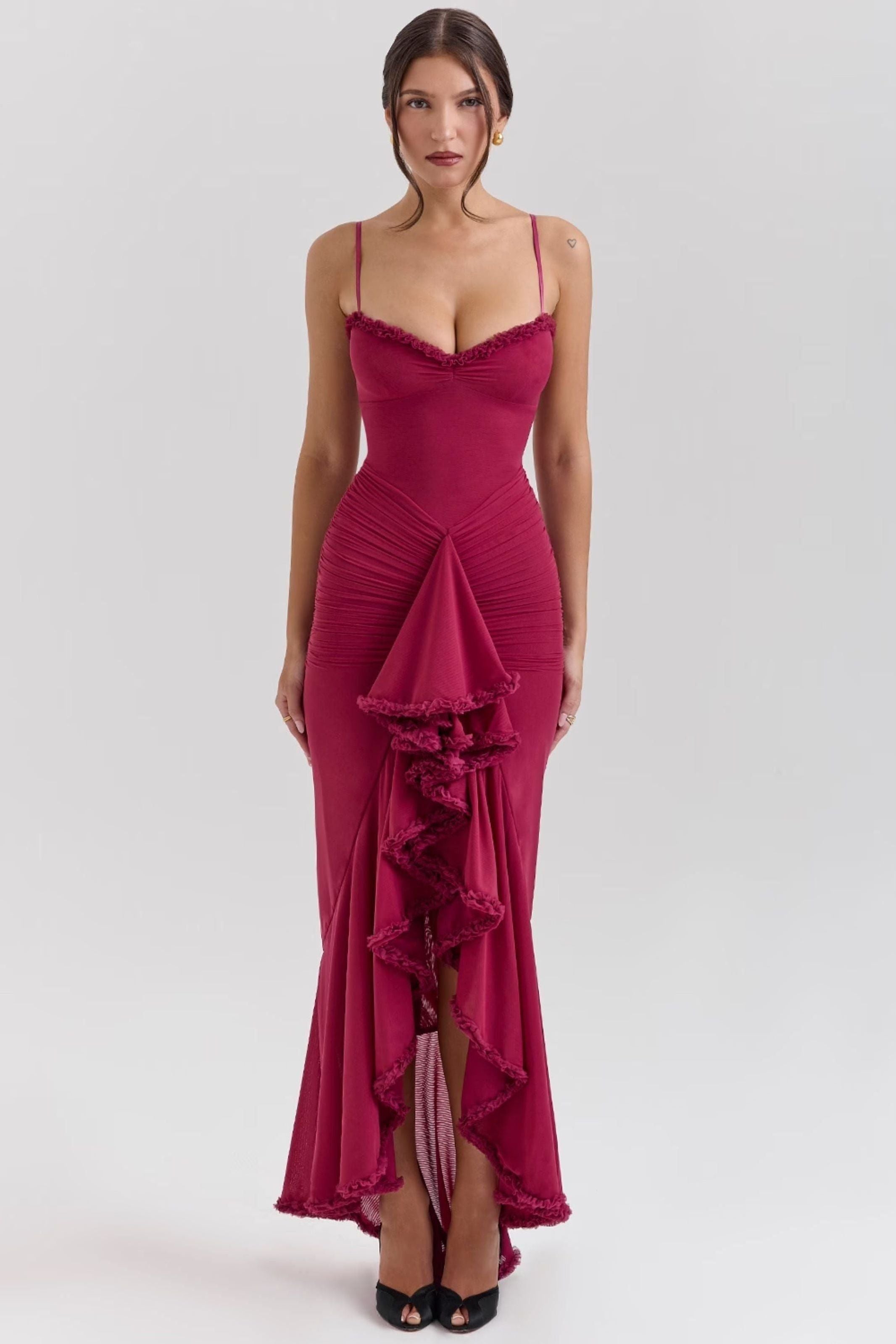 Piper - Ruffled Long Dress