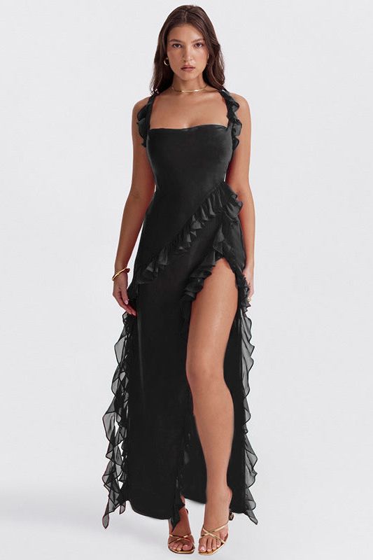 Addie - Maxi Ruffle Dress