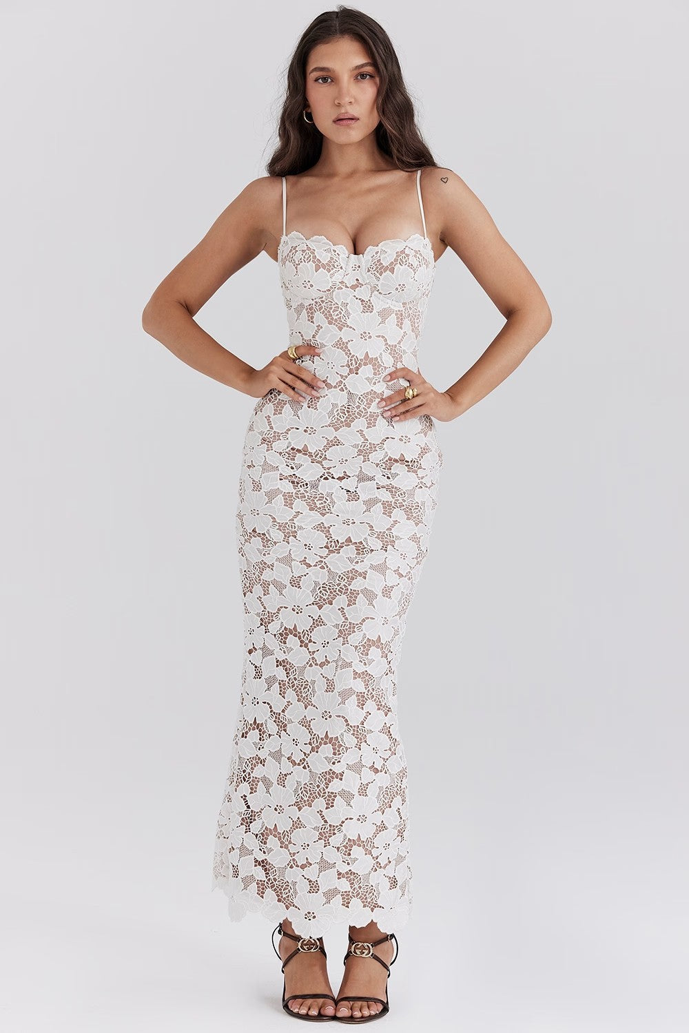 Isobel- Pearl Blossom Maxi Dress