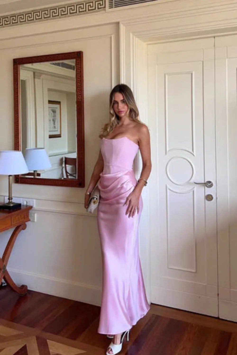 Isabella - Pink Maxi Dress
