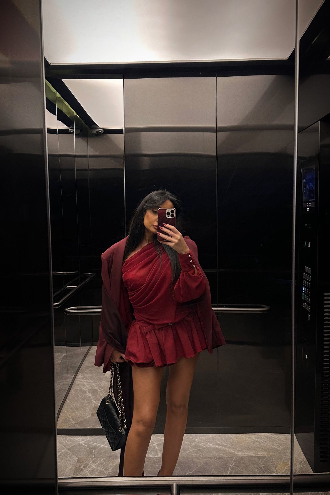 Dylan - Long-Sleeve Top and Skirt Set