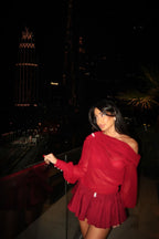 Dylan - Long-Sleeve Top and Skirt Set