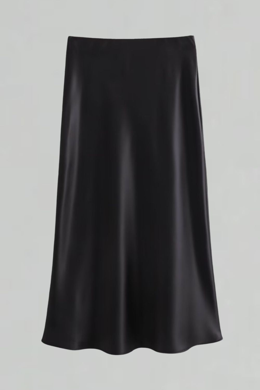 Alfa - Satin Midi Skirt