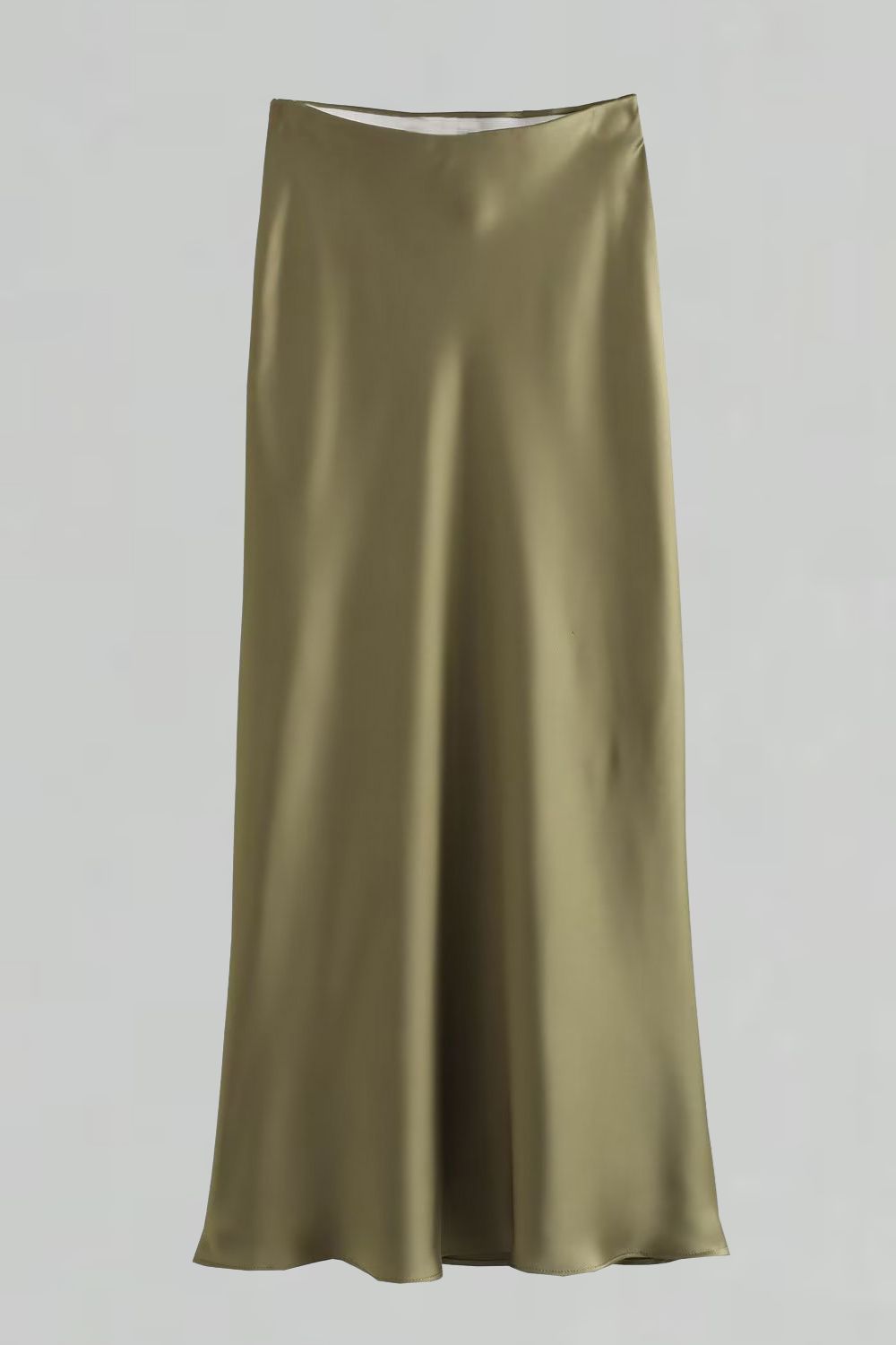 Alfa - Satin Midi Skirt
