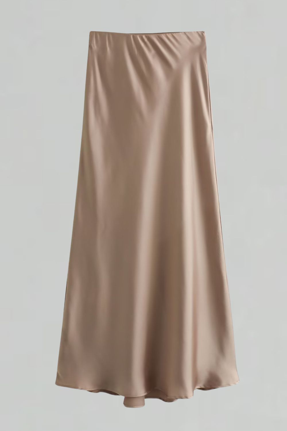 Alfa - Satin Midi Skirt