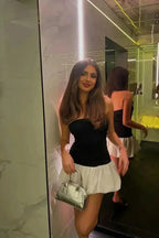 Dani - Bubble Hem Mini Dress