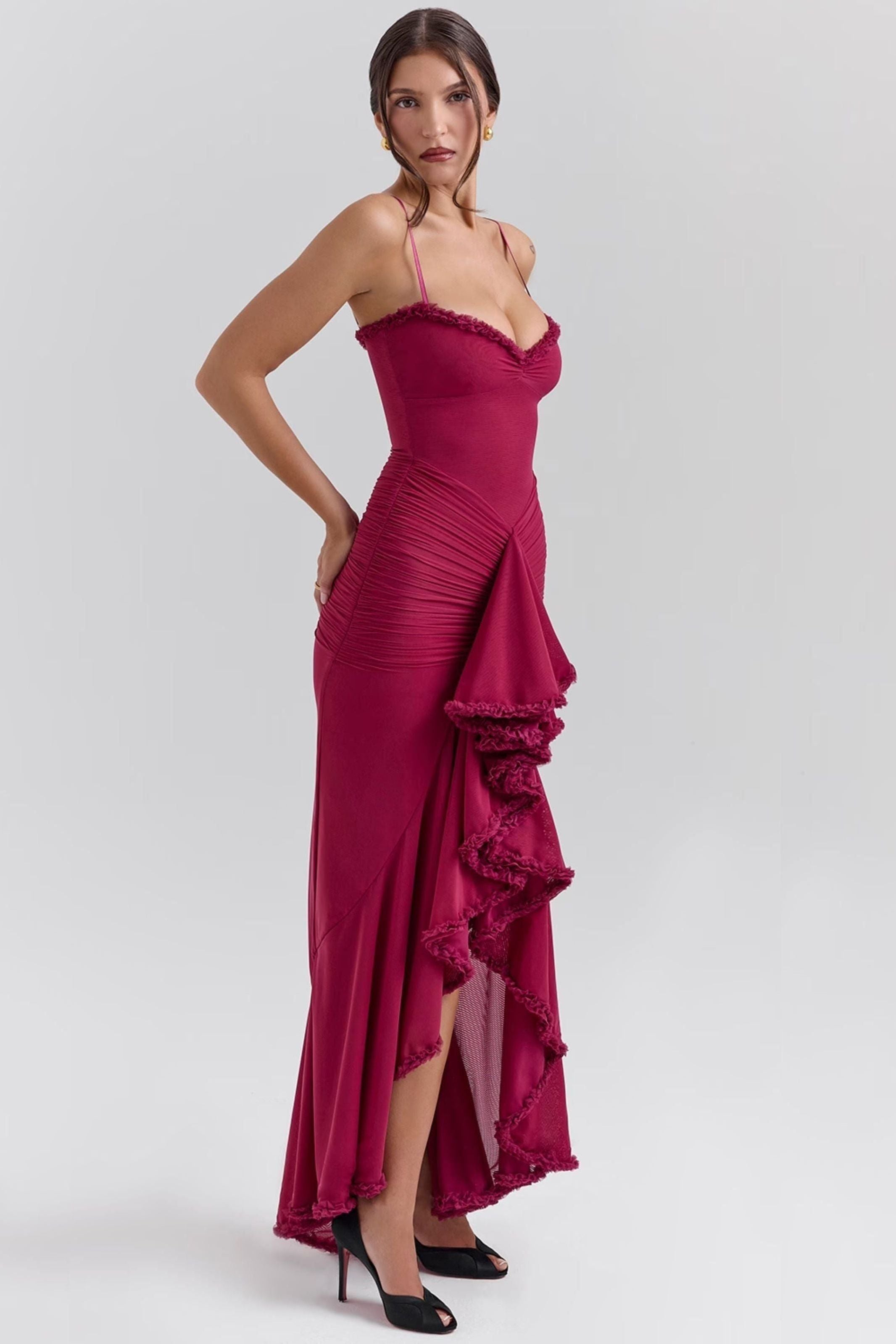 Piper - Ruffled Long Dress