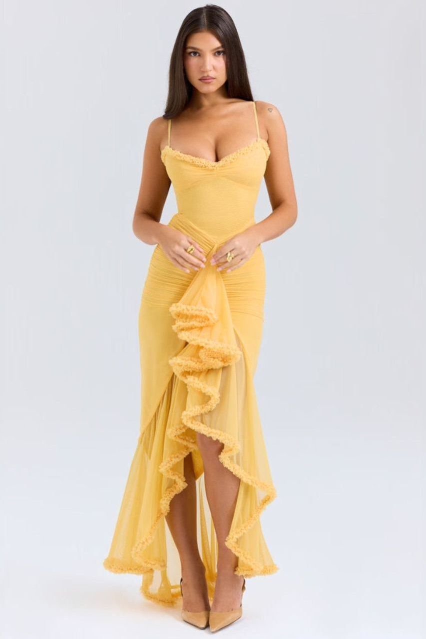 Piper - Ruffled Long Dress
