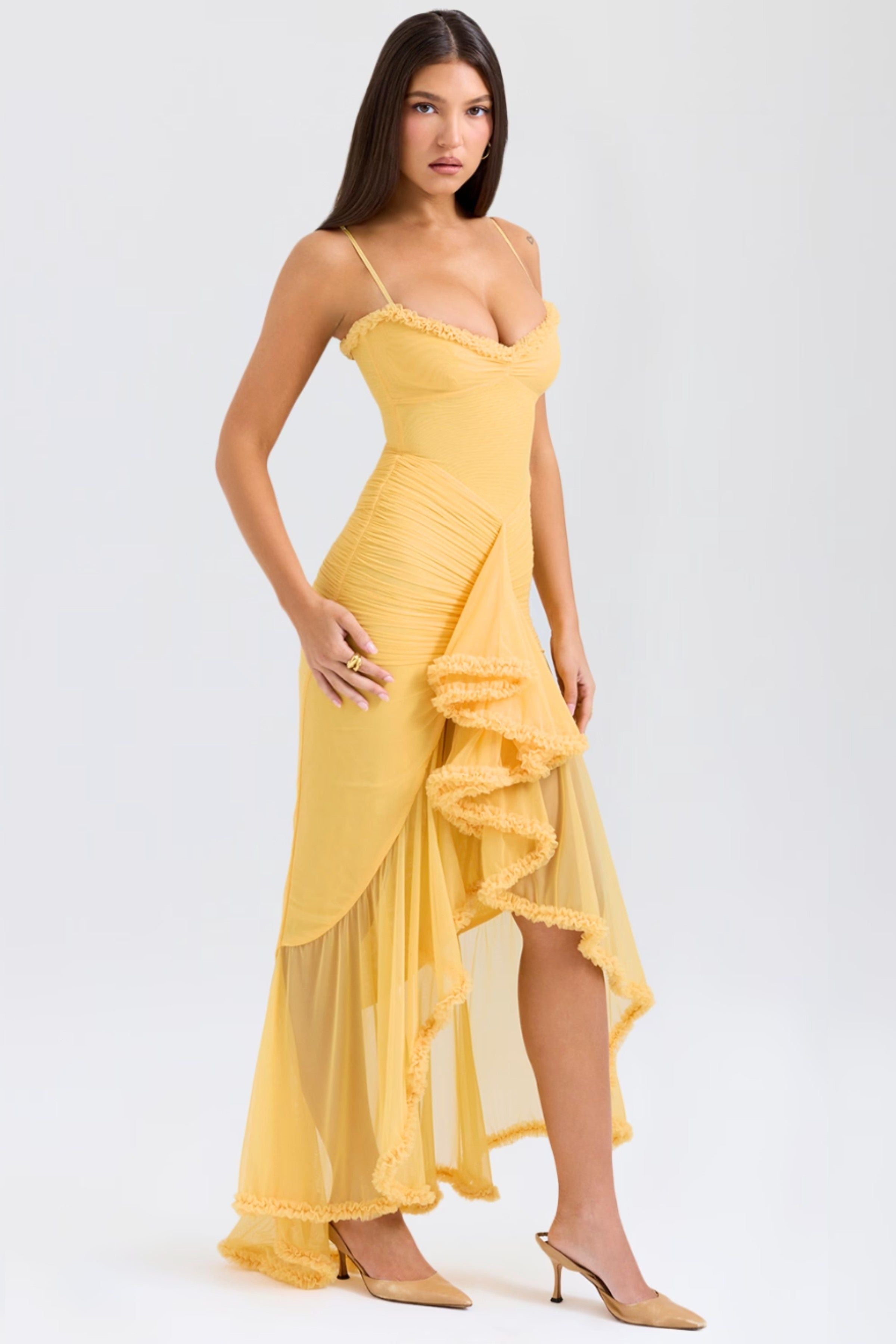 Piper - Ruffled Long Dress