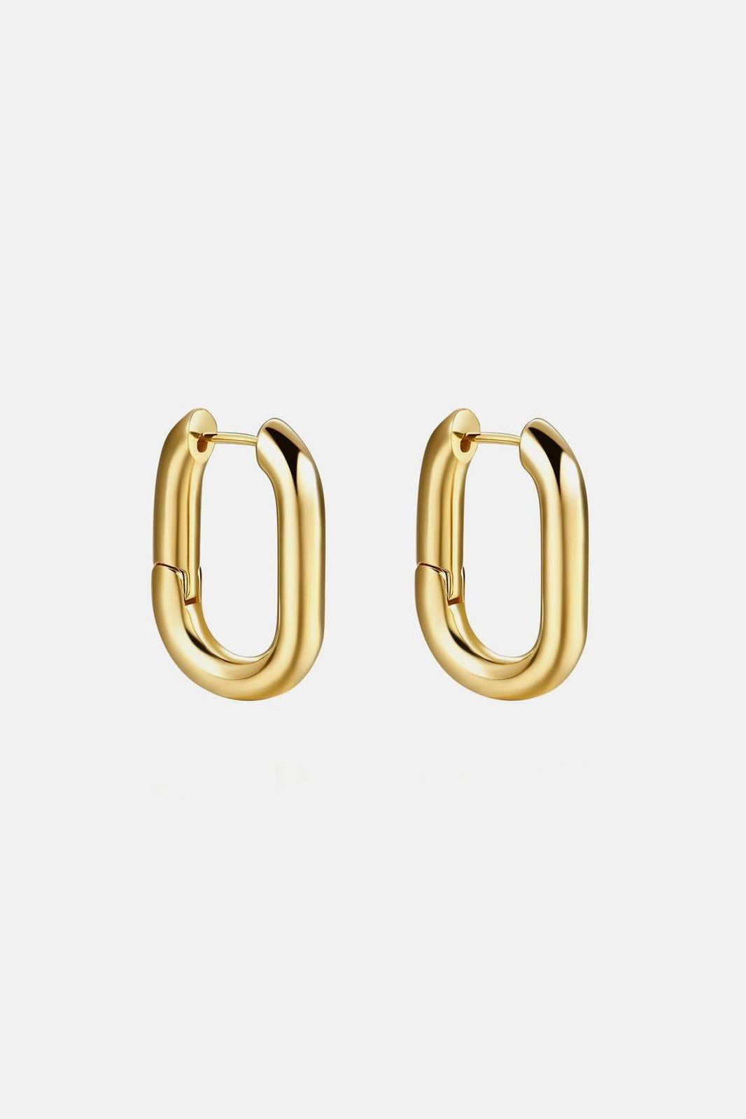 Classy - Mini Rectangular Earrings