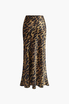 Liv - Leopard Maxi Skirt