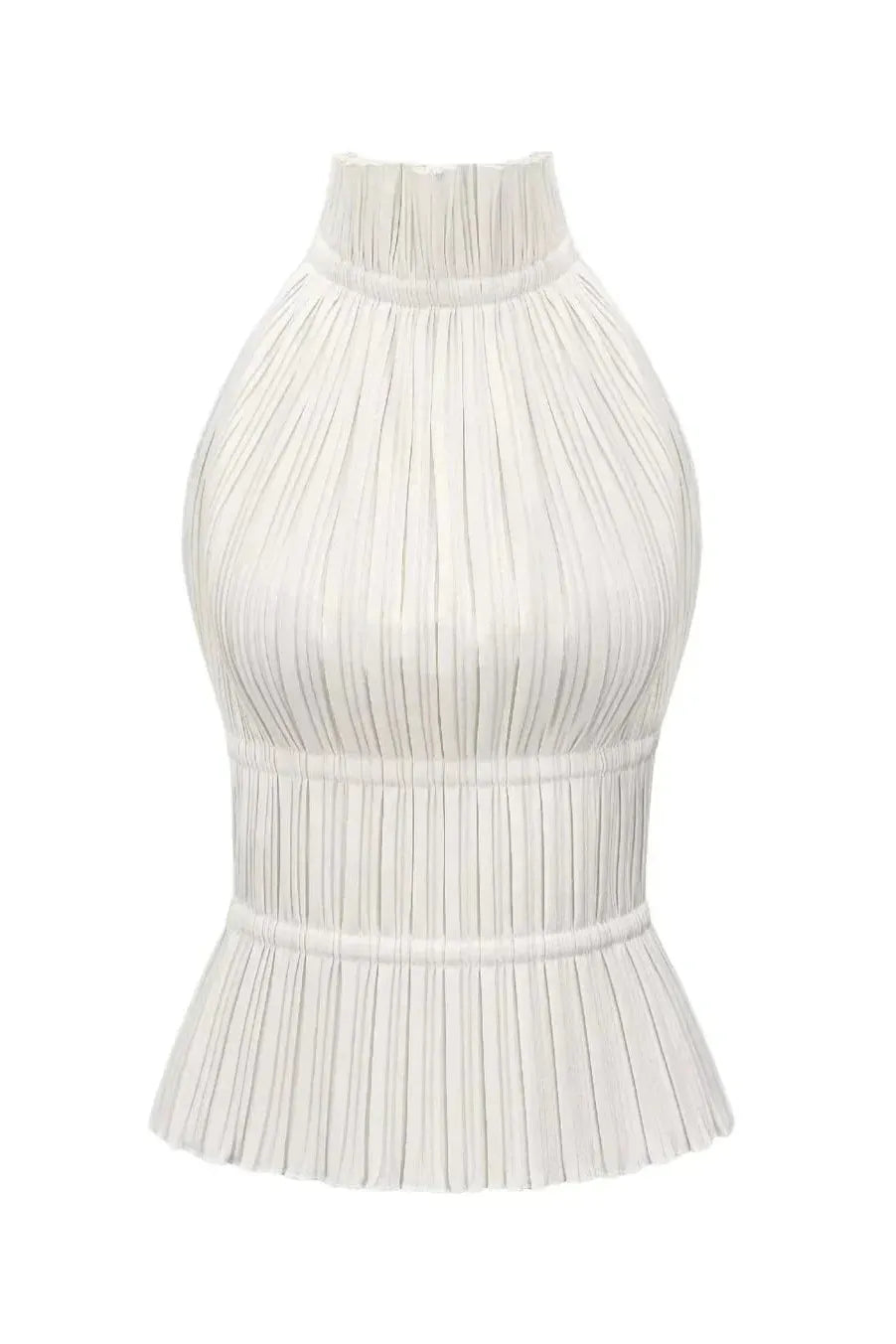 Lerah - Backless Pleated Top