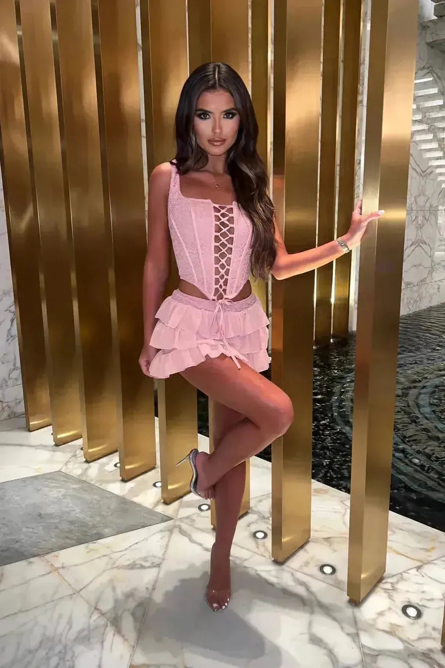 Carla - Mini Skirt Set