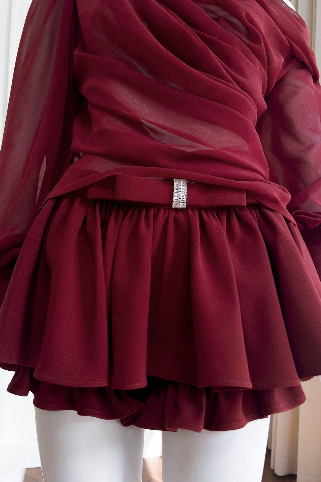 Dylan - Long-Sleeve Top and Skirt Set