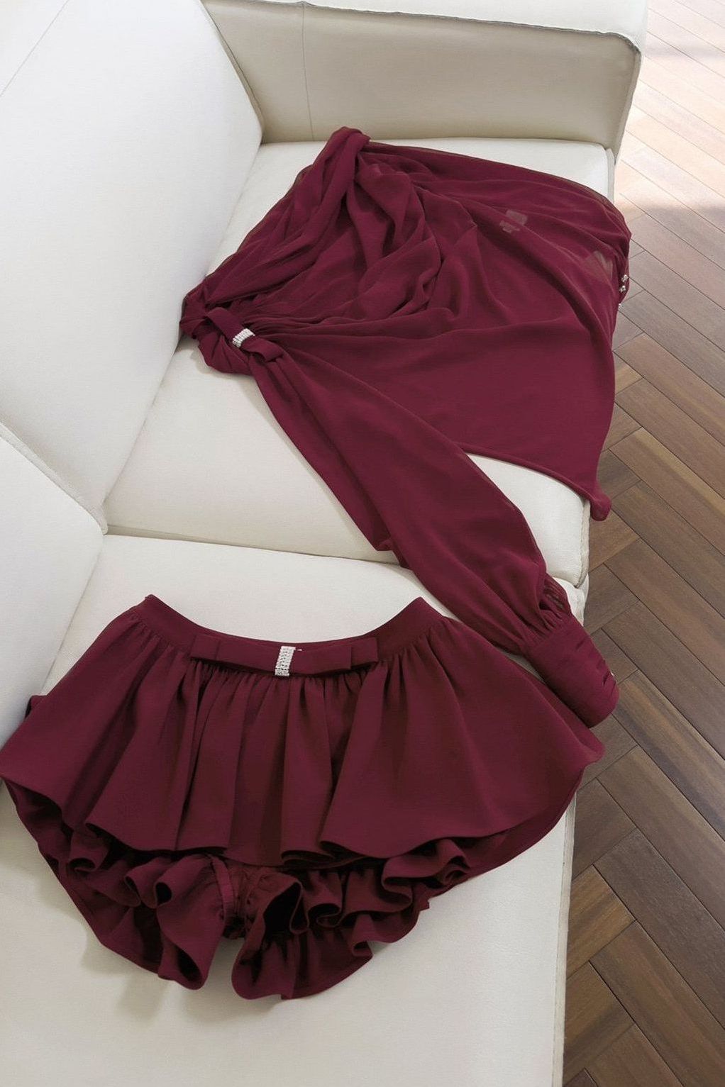 Dylan - Long-Sleeve Top and Skirt Set