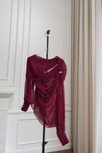 Dylan - Long-Sleeve Top and Skirt Set