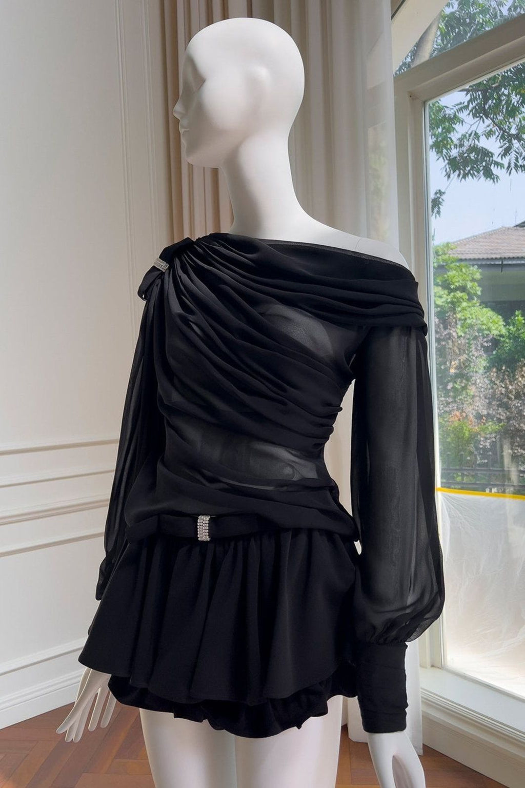 Dylan - Long-Sleeve Top and Skirt Set