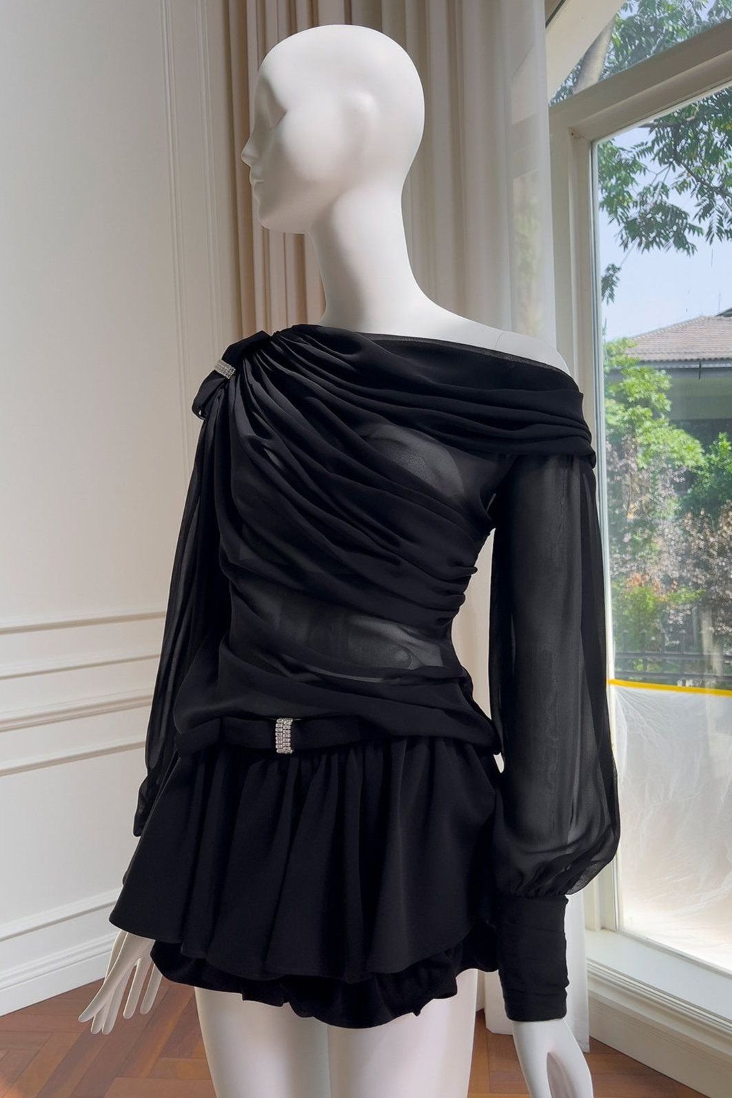 Dylan - Long-Sleeve Top and Skirt Set