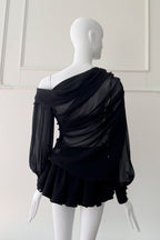 Dylan - Long-Sleeve Top and Skirt Set