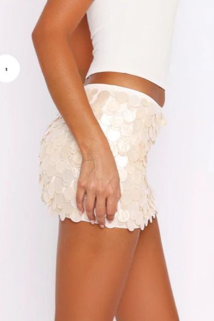 Melia - Sequins Short Skirt