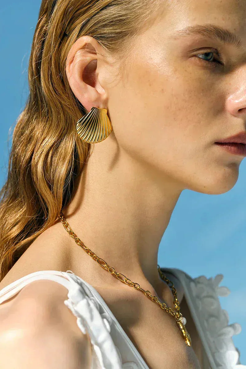 Mermaid - Shell Earrings