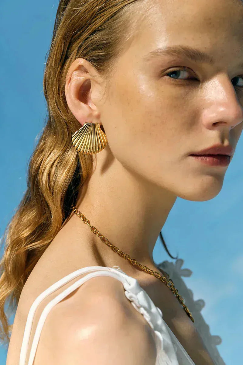 Mermaid - Shell Earrings