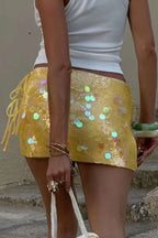 Malia - Sequin Mini Skirt