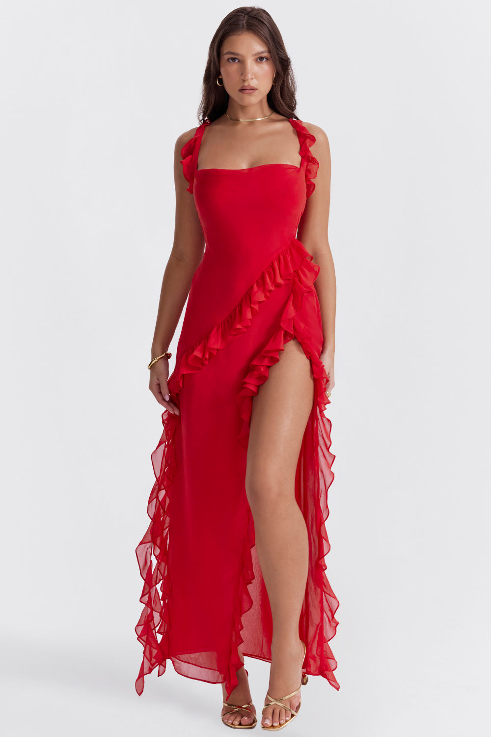 Addie - Maxi Ruffle Dress