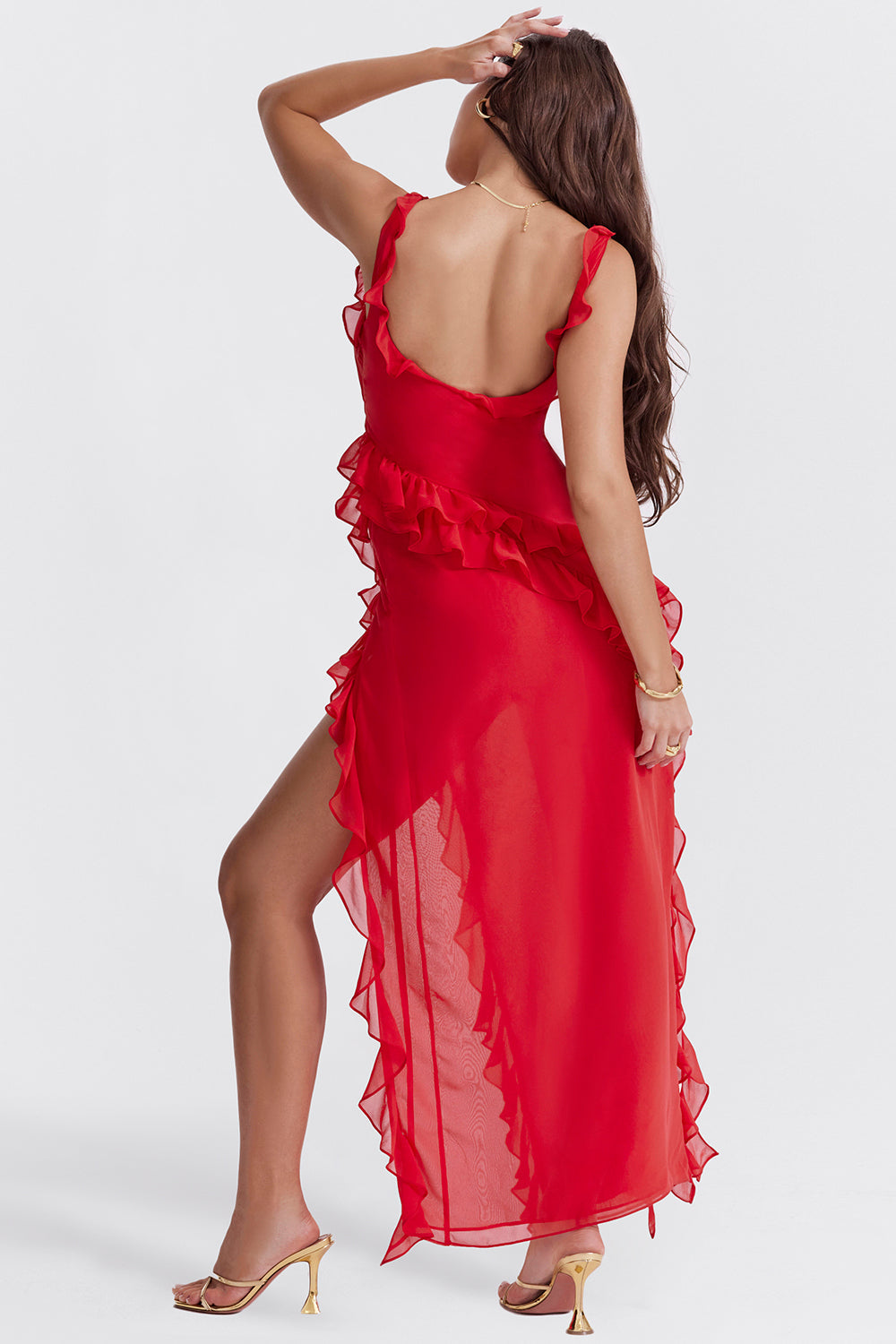 Addie - Maxi Ruffle Dress