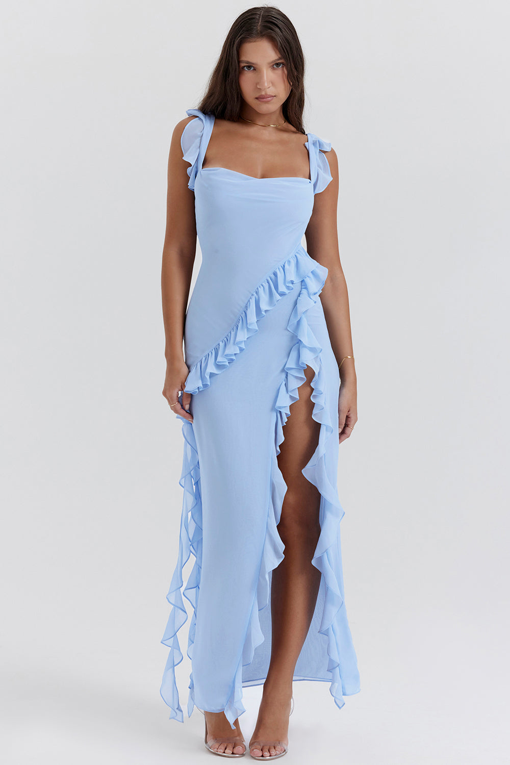 Addie - Maxi Ruffle Dress