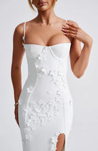 Mona - Appliqué Maxi Dress