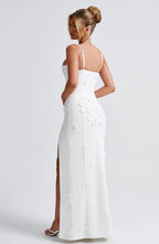 Mona - Appliqué Maxi Dress