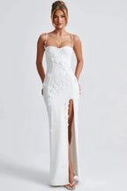 Mona - Appliqué Maxi Dress