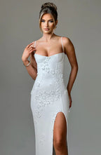 Mona - Appliqué Maxi Dress