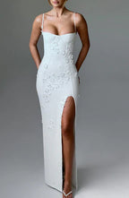 Mona - Appliqué Maxi Dress