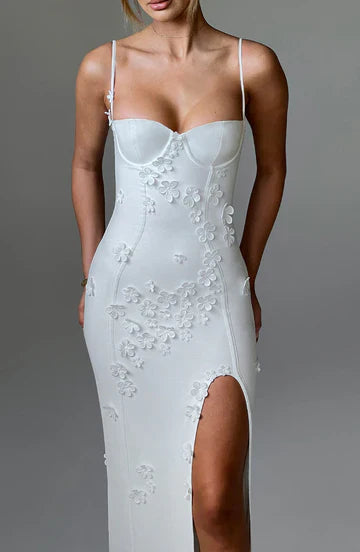 Mona - Appliqué Maxi Dress