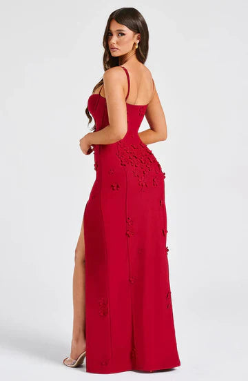 Mona - Appliqué Maxi Dress