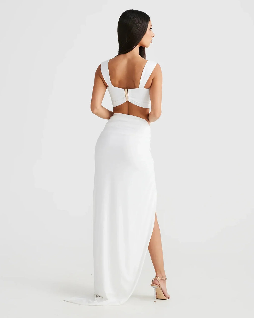 Nina - Cut-Out Maxi Skirt Set