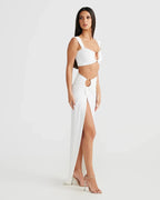 Nina - Cut-Out Maxi Skirt Set