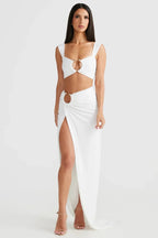 Nina - Cut-Out Maxi Skirt Set