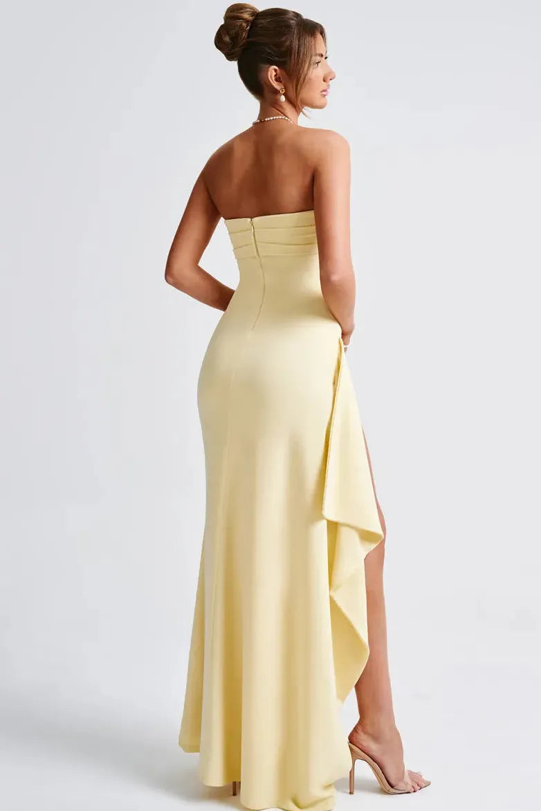 Mila - Maxi Dress - Lemon