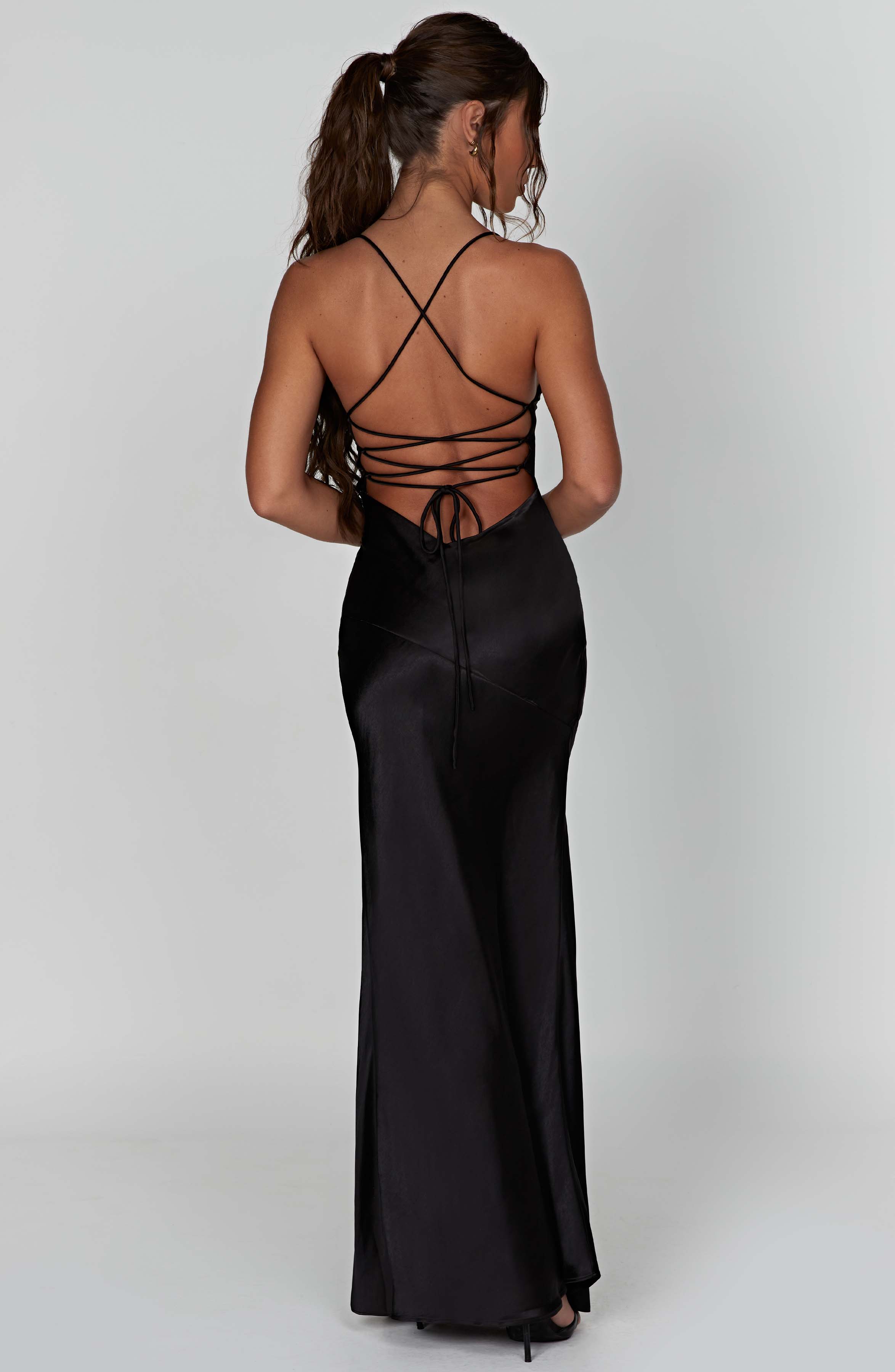 Sophia - Satin Maxi Dress