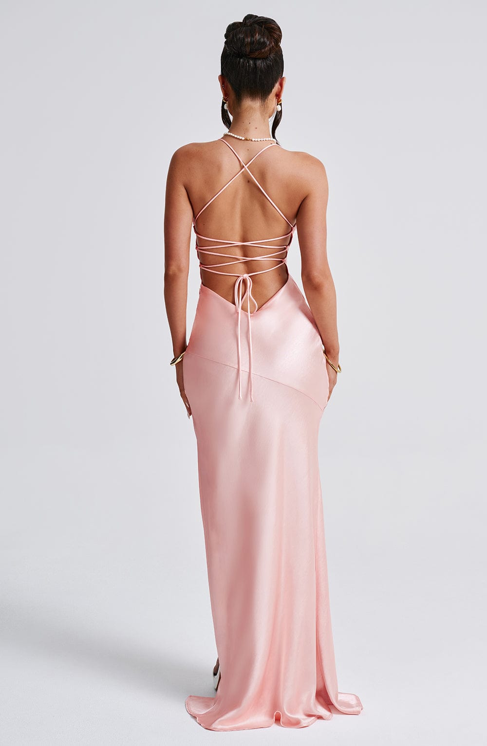 Sophia - Satin Maxi Dress