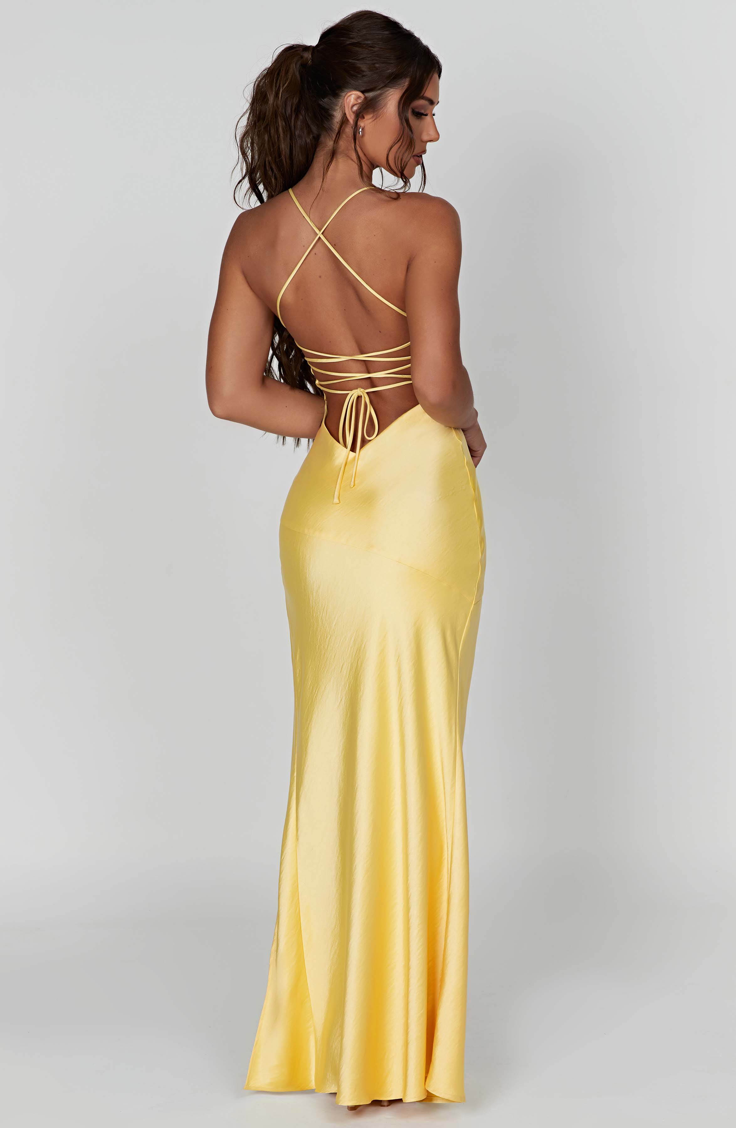 Sophia - Satin Maxi Dress