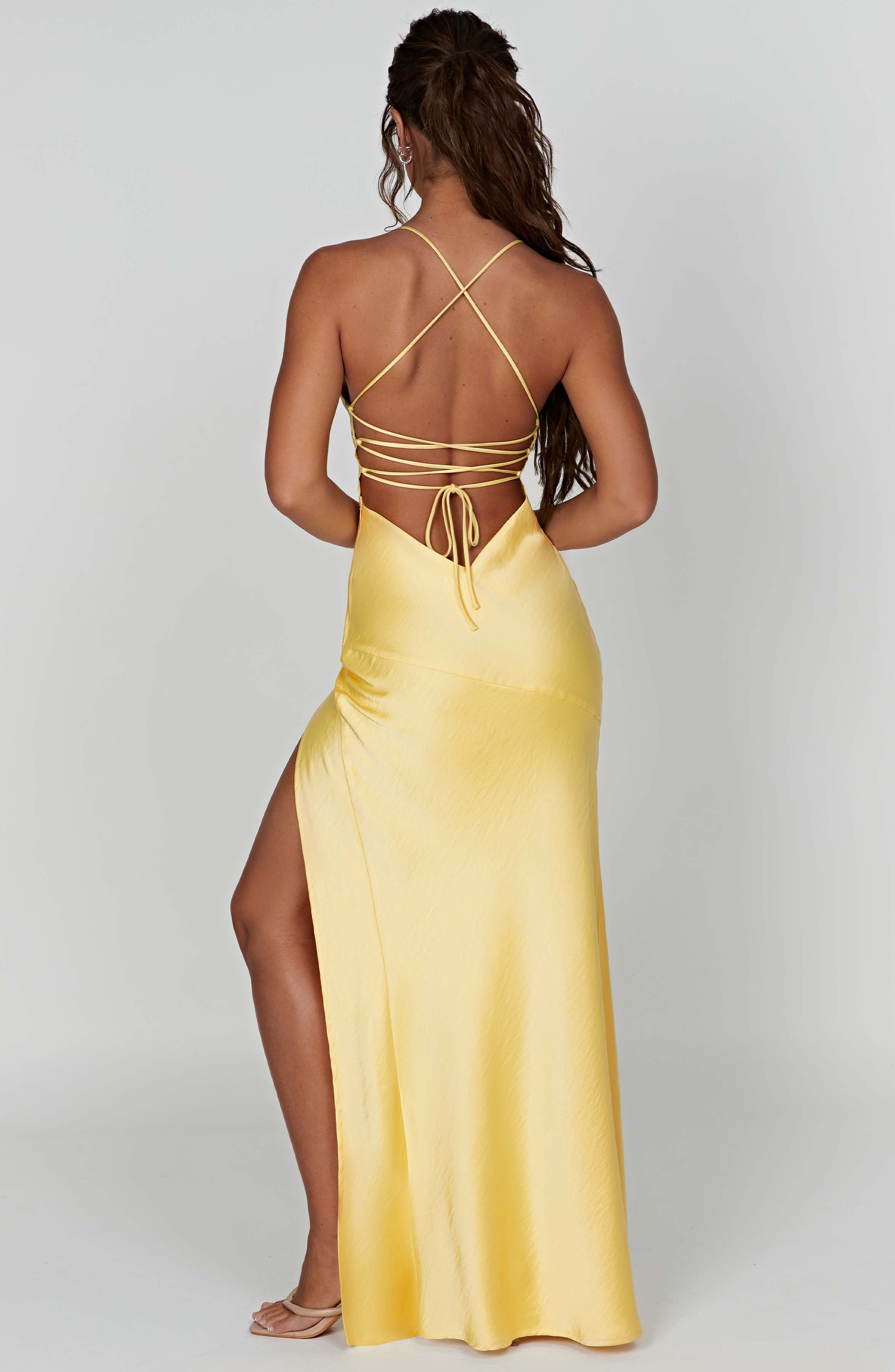 Sophia - Satin Maxi Dress