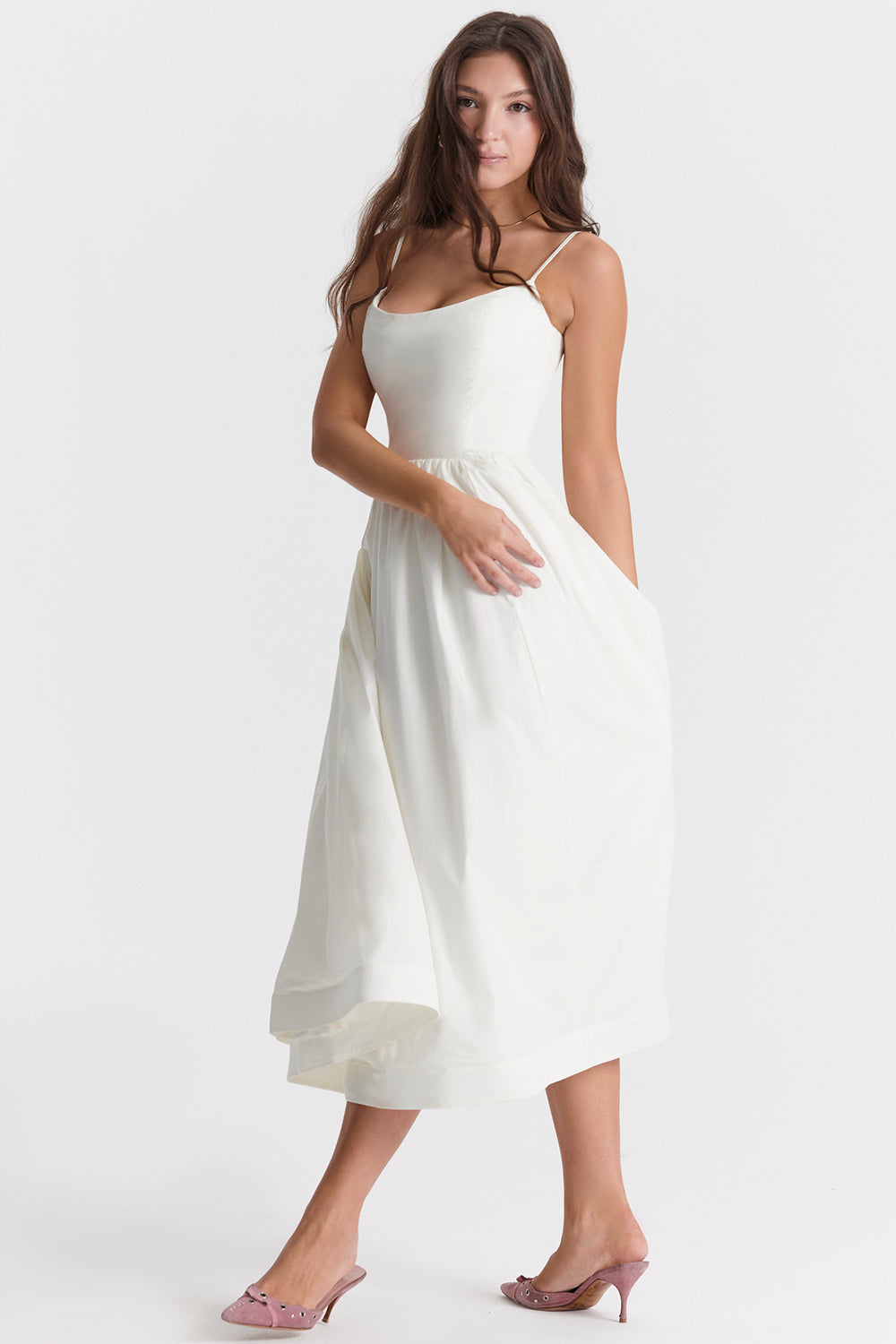 Charlotte - Corset Midi Dress