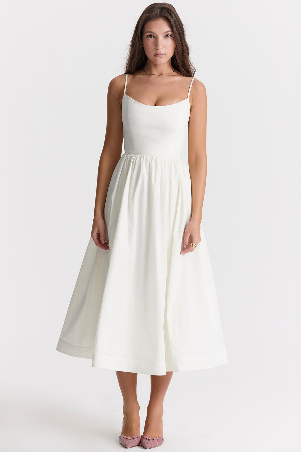 Charlotte - Corset Midi Dress