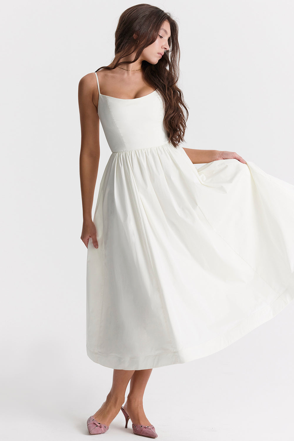 Charlotte - Corset Midi Dress