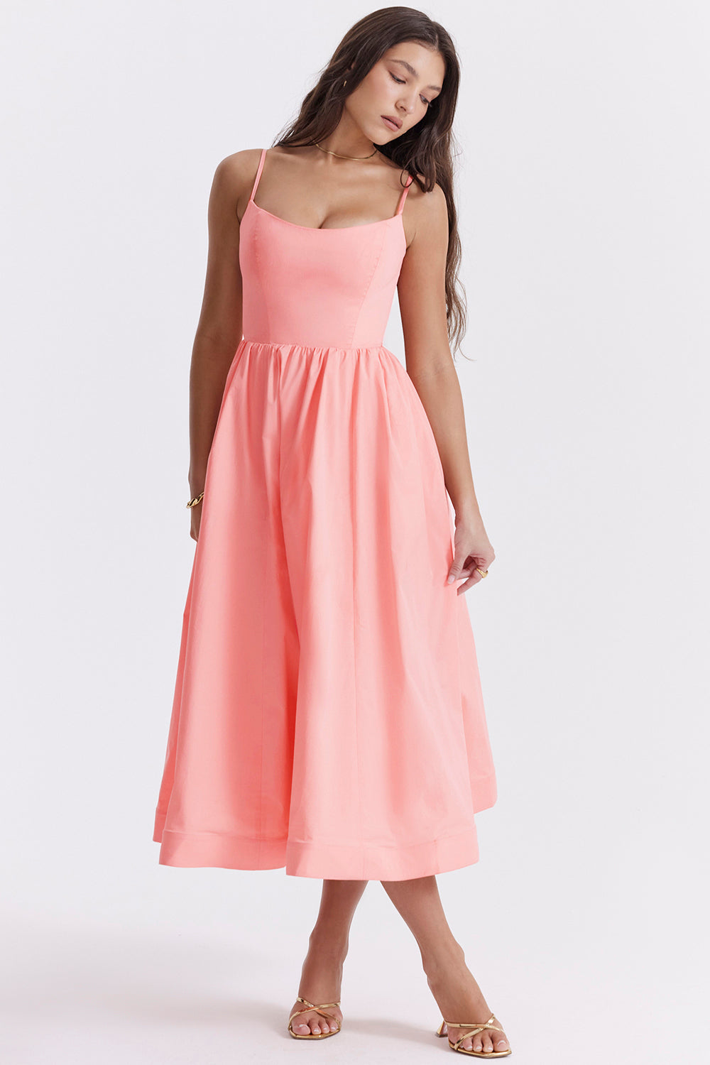 Charlotte - Corset Midi Dress